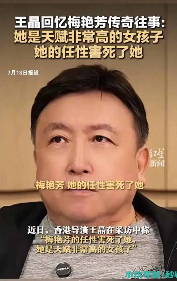 她是一个非常任性的女孩 她的任性害死了她 王晶回忆梅艳芳往事