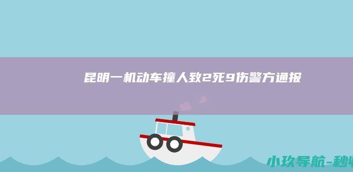 昆明一机动车撞人致2死9伤 警方通报