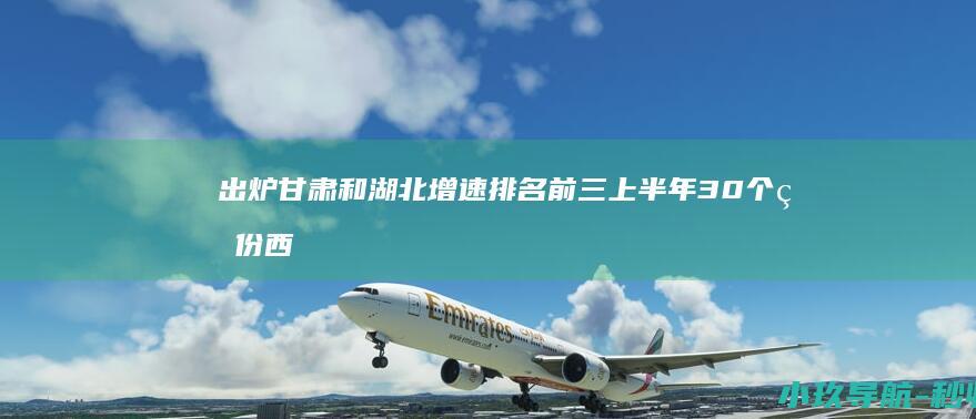 出炉 甘肃和湖北增速排名前三 上半年30个省份 西藏 半年报