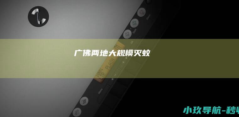 广佛两地大规模灭蚊
