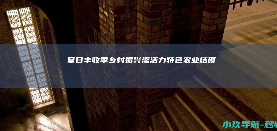 夏日丰收季 乡村振兴添活力 特色农业结硕果