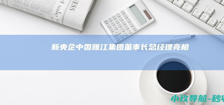 新央企中国雅江集团董事长 总经理亮相
