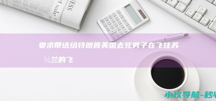 要求带话给特朗普 美国去死 男子在飞往苏格兰的飞机上高喊 我要炸飞机