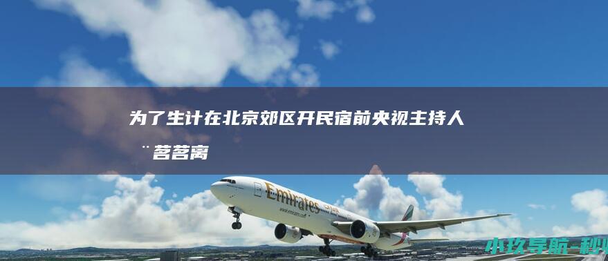 为了生计在北京郊区开民宿 前央视主持人杨茗茗离职后自曝后悔