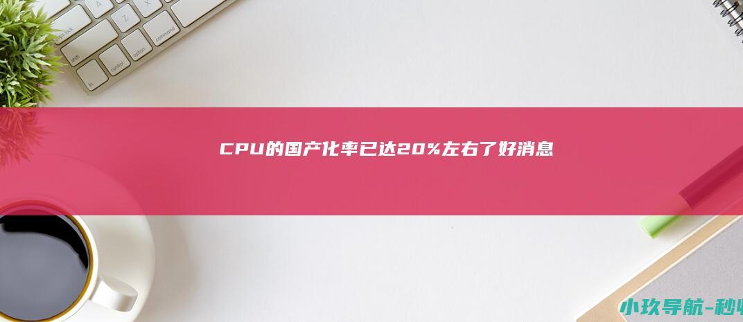 CPU的国产化率 已达20%左右了 好消息