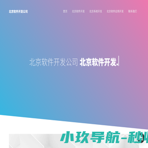 北京软件定制开发-外包公司