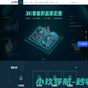 3d可视化平台_数字孪生系统_智慧城市园区工厂建模_web3d产品展示AR虚拟仿真技术 【商迪3D】三维数字化服务商