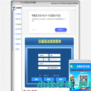 交通违章查询