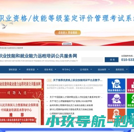 职业技能和就业能力远程培训公共服务网