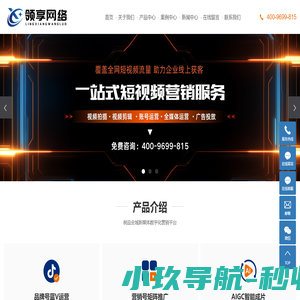 短视频运营_短视频拍摄_抖音推广运营-山东领享网络