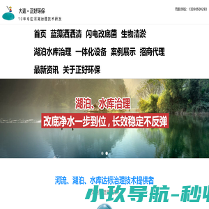 河道治理,黑臭水治理,蓝藻治理,景观水治理,应急截污治理