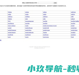 英汉汉英翻译词典