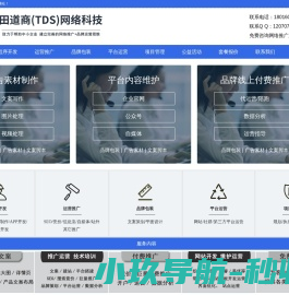 企业网站制作开发公司_网络推广运营公司_企业品牌包装运营公司-田道商TDS网络科技官方网站