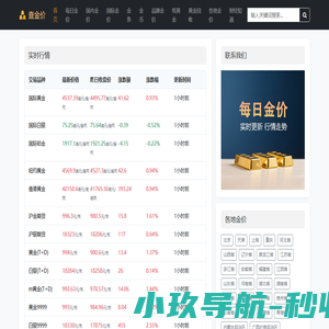 黄金价格今天多少一克_国际黄金价格实时行情_金店首饰报价_查金价网