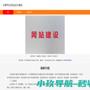 长春专业网站设计建设