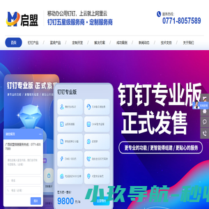 阿里钉钉_无纸化办公_电话会议_协同办公系统_移动办公_绩效考核_手机办公-【启盟信息】