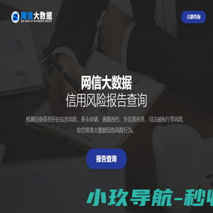 网信大数据信用报告查询