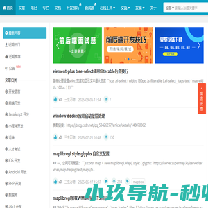 技术开发分享录