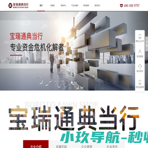 宝瑞通典当行-救急融资普惠金融，专业沉淀27年