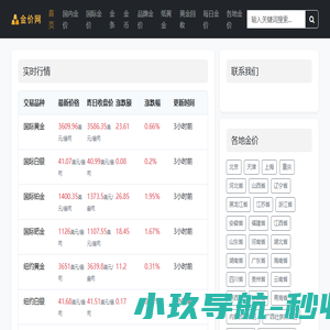 每日金价查询