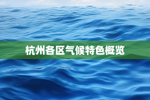 天气信息报告